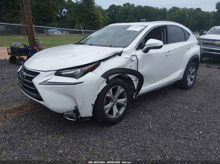 Vin: jtjyarbz1h2072080, lot: 45820417, lexus nx 200t 20172