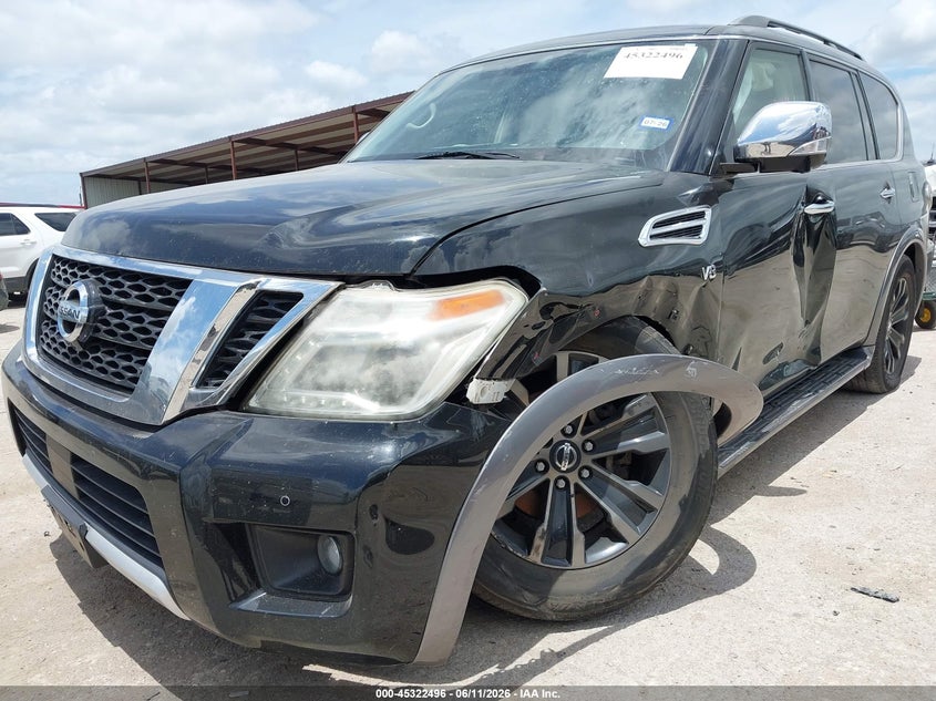 2018 Nissan Armada Platinum VIN: JN8AY2NF0J9330261 Lot: 45322496