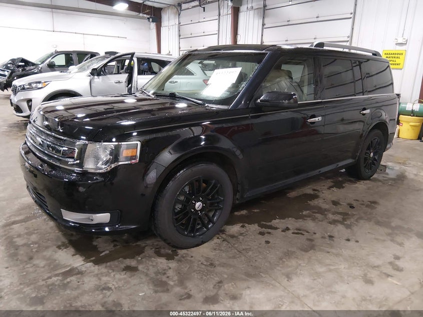 Vin: 2fmhk6c82kba10575, lot: 45820430, ford flex sel 20192
