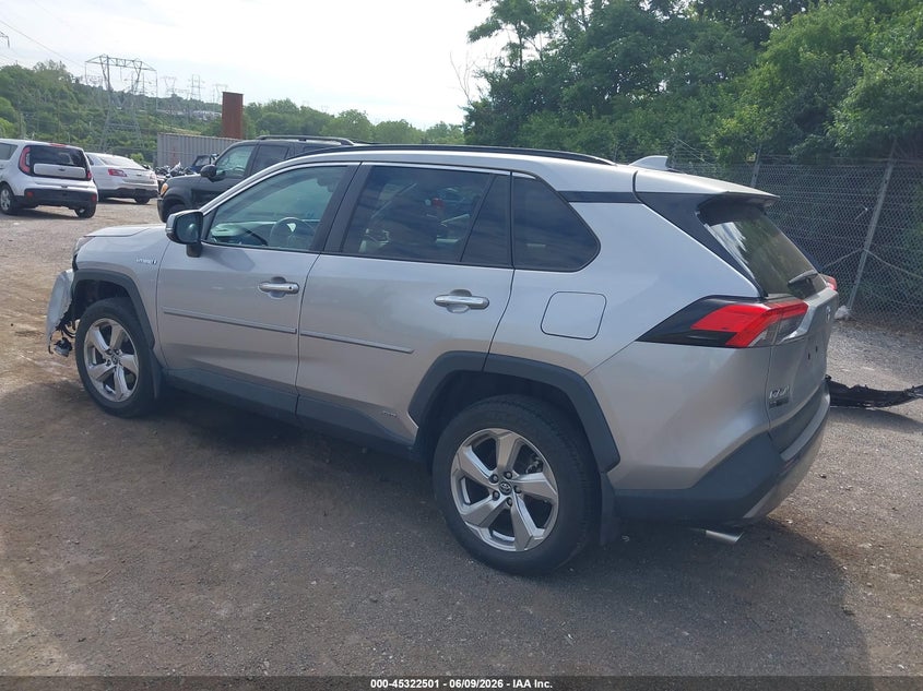 Vin: 4t3dwrfv9lu010176, lot: 45820434, toyota rav4 hybrid limited 20203