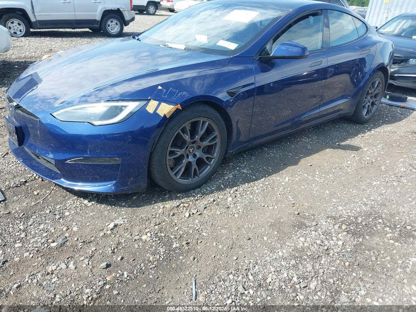 Vin: 5yjsa1e56nf488542, lot: 45820443, tesla model s dual motor all-wheel drive 20222