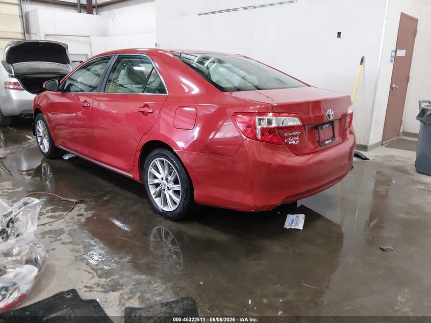 Vin: 4t1bf1fk0cu622208, lot: 45820444, toyota camry le 20123