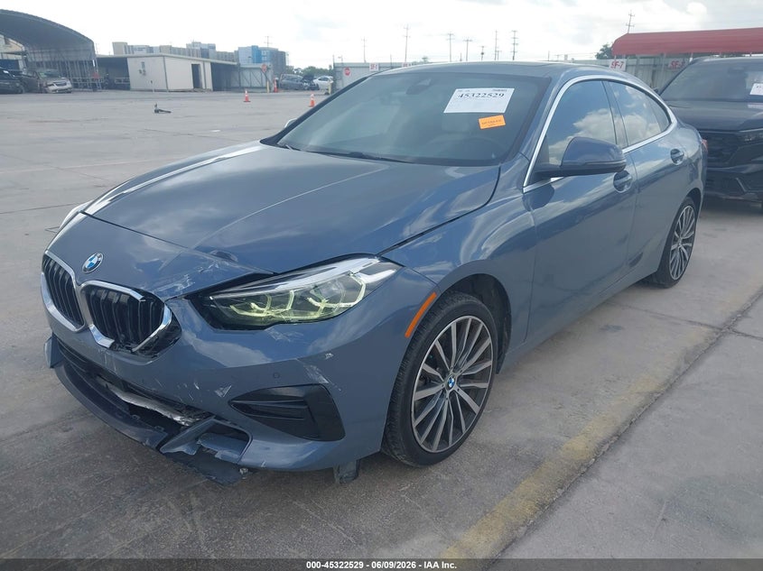 Vin: wba53ak05n7l05912, lot: 45820463, bmw 228 gran coupe i sdrive 20222