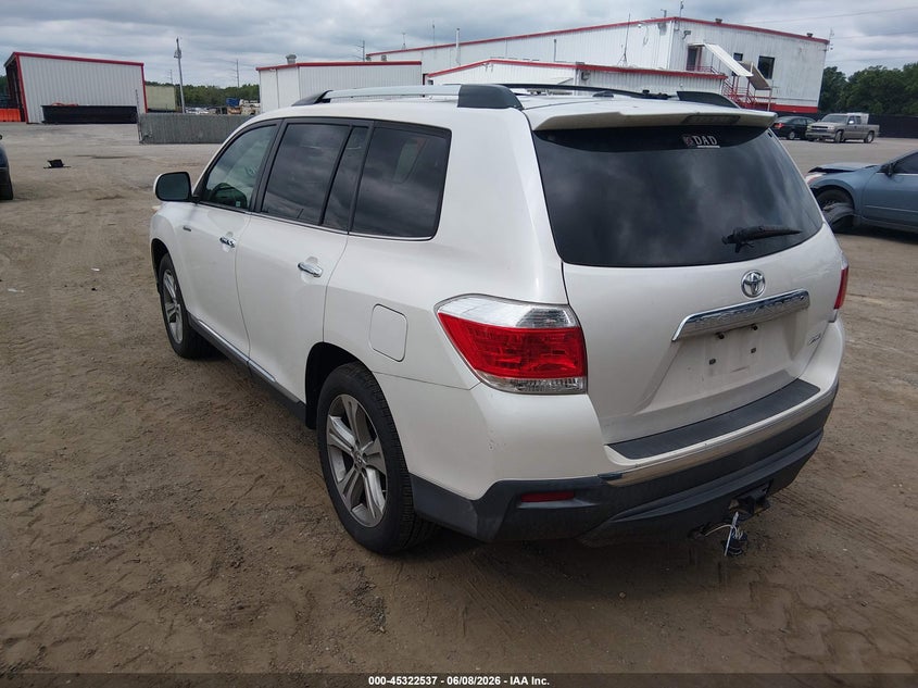 Vin: 5tddk3eh2bs062236, lot: 45820470, toyota highlander limited v6 20113