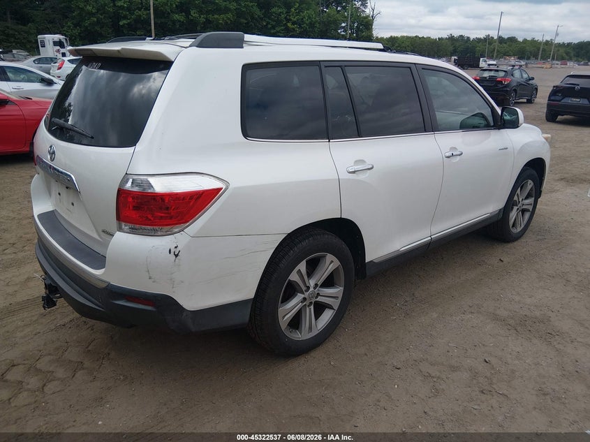 Vin: 5tddk3eh2bs062236, lot: 45820470, toyota highlander limited v6 20114