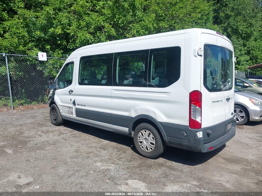 Vin: 1fbax2cm6hkb00909, lot: 45820568, ford transit-350 xlt 20173