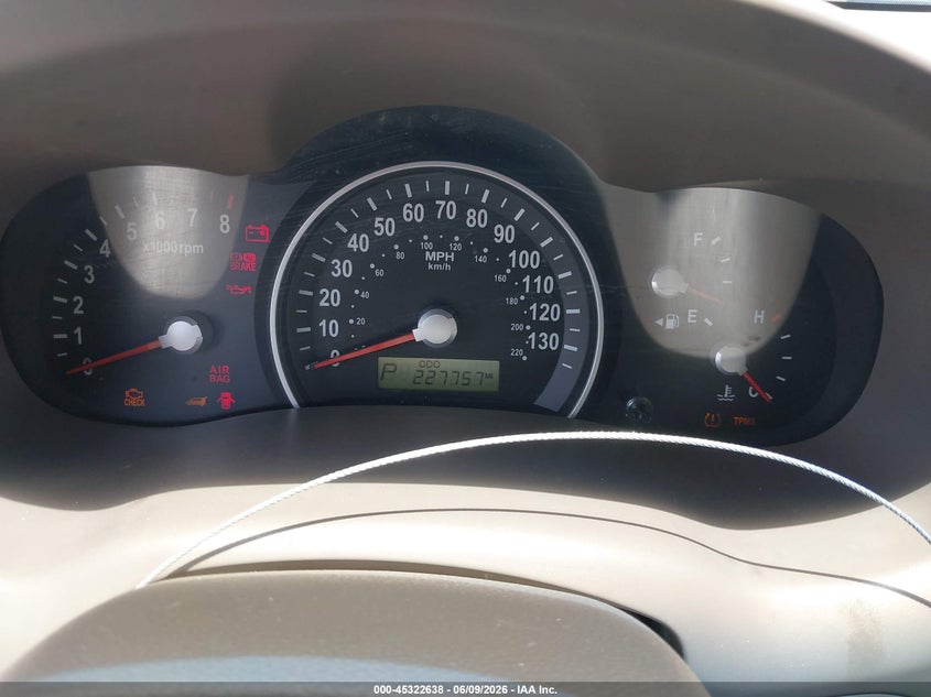 2010 Kia Sedona Lx VIN: KNDMG4C34A6326019 Lot: 45322638