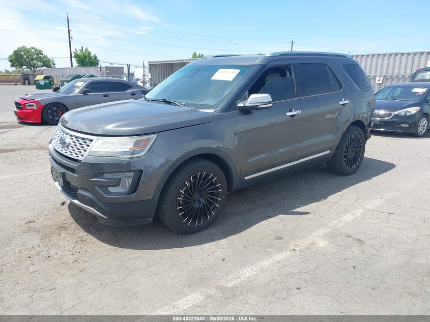 Vin: 1fm5k8ht3ggc69491, lot: 45820573, ford explorer platinum 20162
