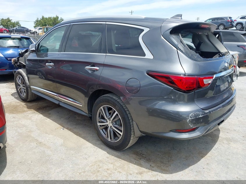 Vin: 5n1dl0mm1hc554904, lot: 45820595, infiniti qx60 20173