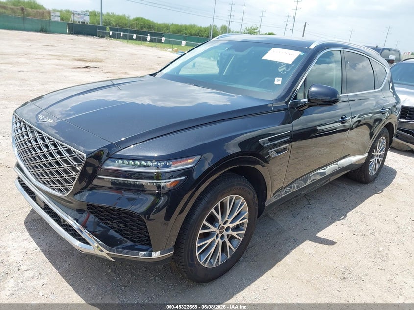 Vin: kmuhfesb8su258580, lot: 45820598, genesis gv80 2.5t standard awd 20252