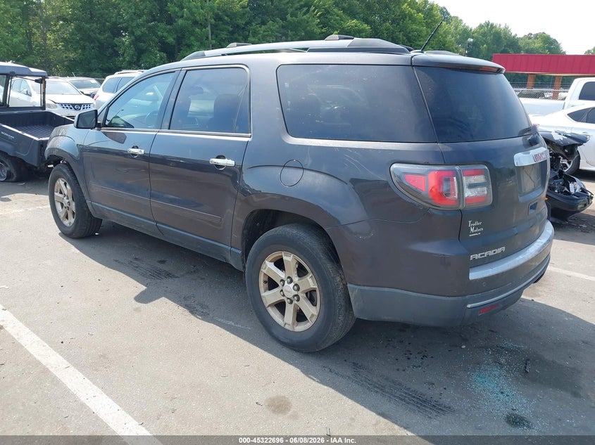 Vin: 1gkkvpkd9fj105081, lot: 45820630, gmc acadia sle-2 20153