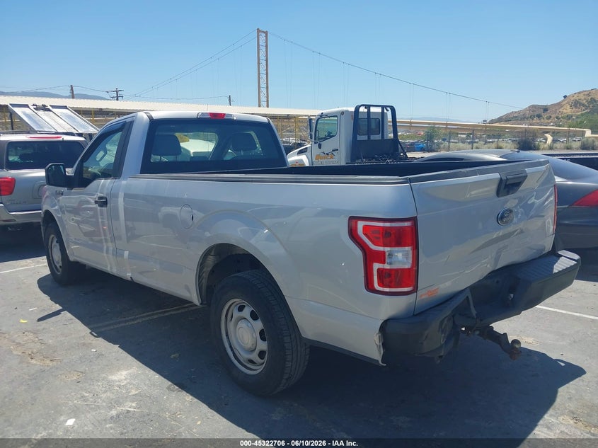 Vin: 1ftmf1cb4jkc18094, lot: 45820639, ford f-150 xl 20183