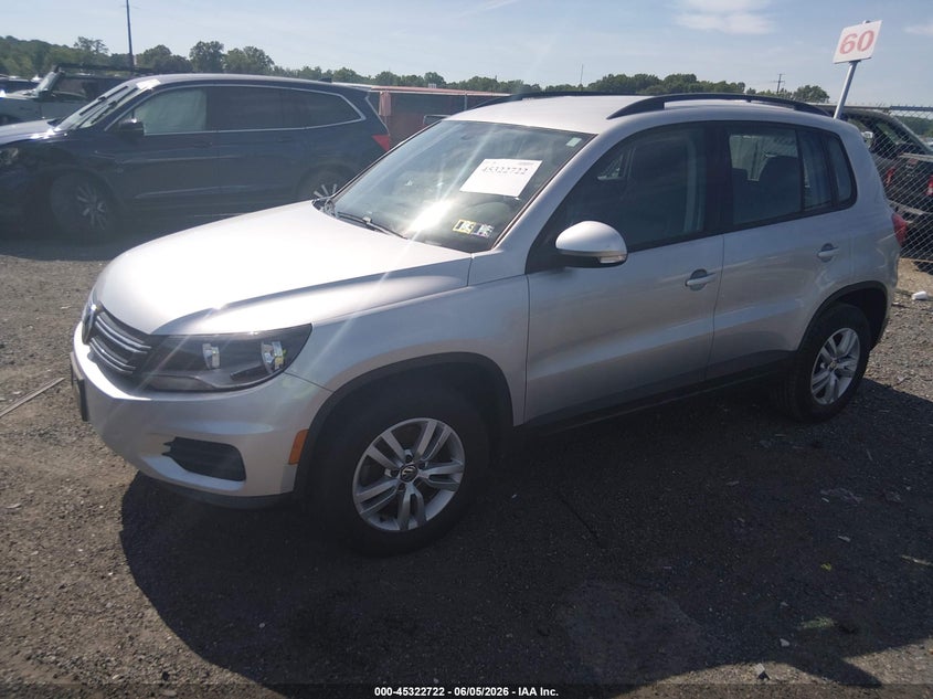 Vin: wvgav7ax9gw519481, lot: 45820655, volkswagen tiguan s 20162