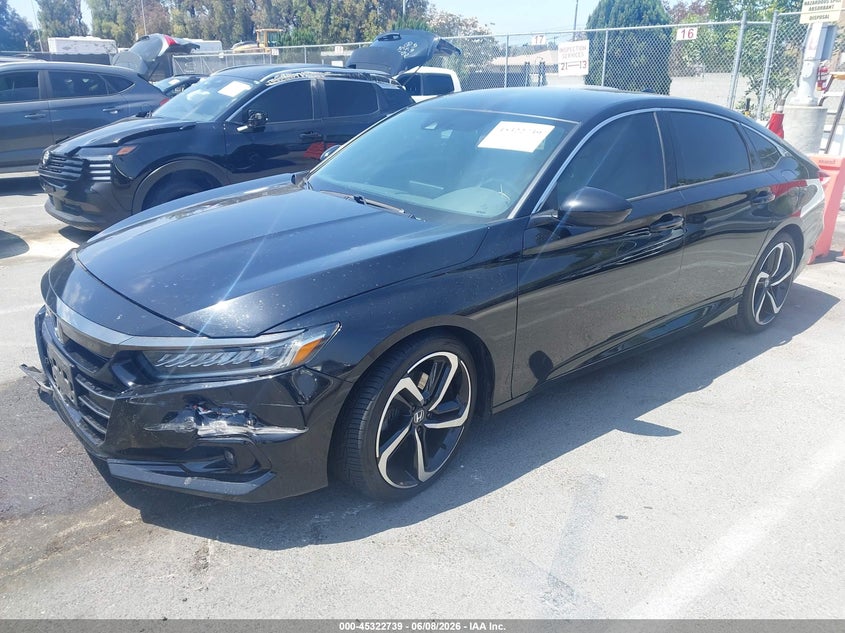 2021 HONDA ACCORD 1.5L I-4 DI, DOHC, V(VIN: 1HGCV1F32MA004672