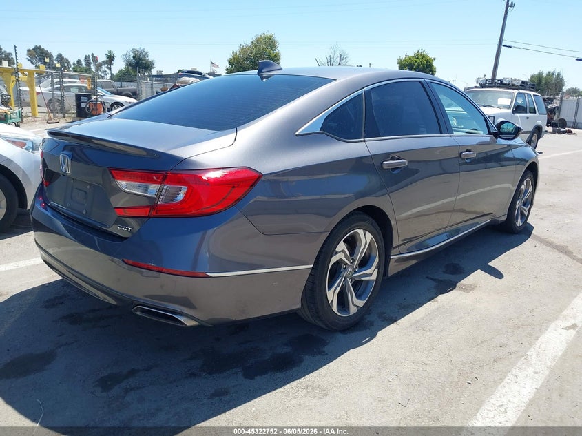 Vin: 1hgcv2f59ja040362, lot: 45820684, honda accord ex-l 2.0t 20184