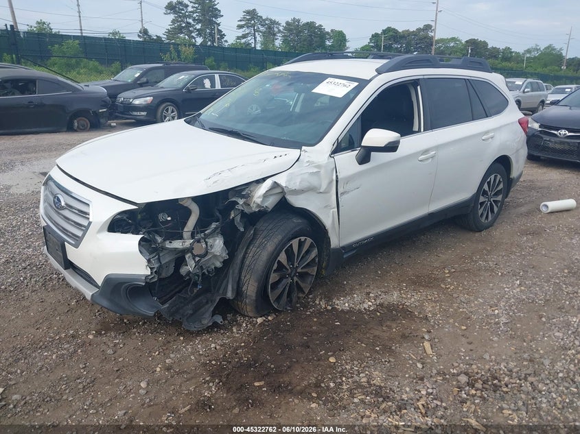 Vin: 4s4bsejc8g3299234, lot: 45820695, subaru outback 3.6r limited 20162