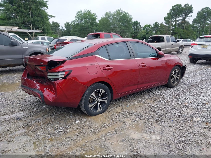 Vin: 3n1ab8cvxpy230023, lot: 45820702, nissan sentra sv xtronic cvt 20234