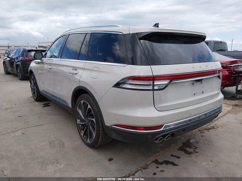 Vin: 5lm5j7wc0pgl00712, lot: 45820725, lincoln aviator reserve 20233