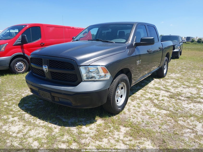 Vin: 1c6rr6kg4js313026, lot: 45820737, ram 1500 tradesman  4x2 5'7 box 20182