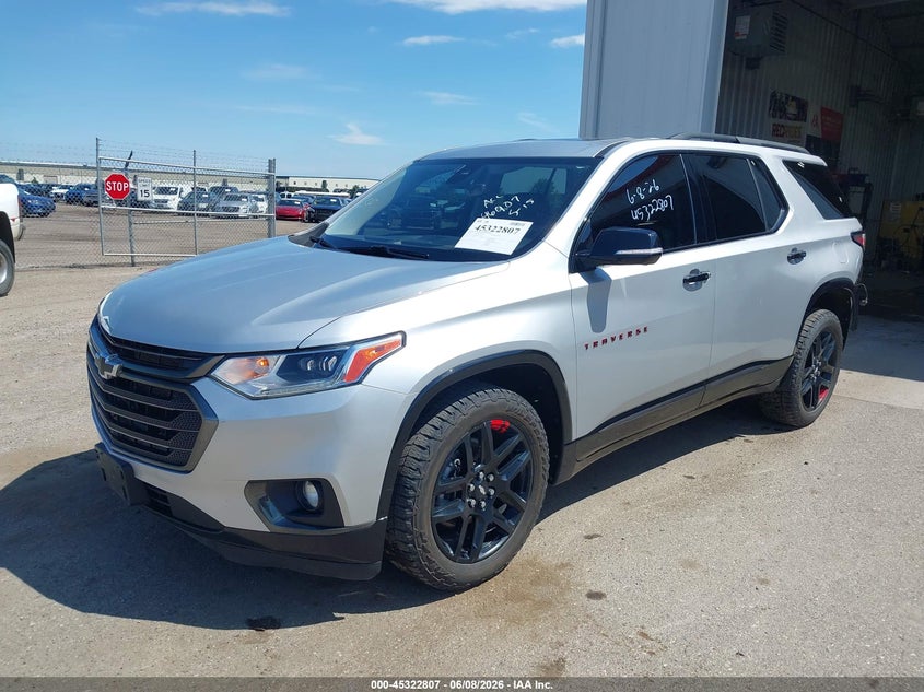 Vin: 1gnevkkw4mj103207, lot: 45820739, chevrolet traverse awd premier 20212