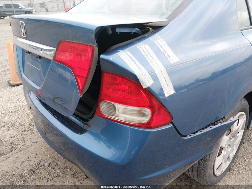 2010 HONDA CIVIC SEDAN 1.8L I-4 VVT, 140HP