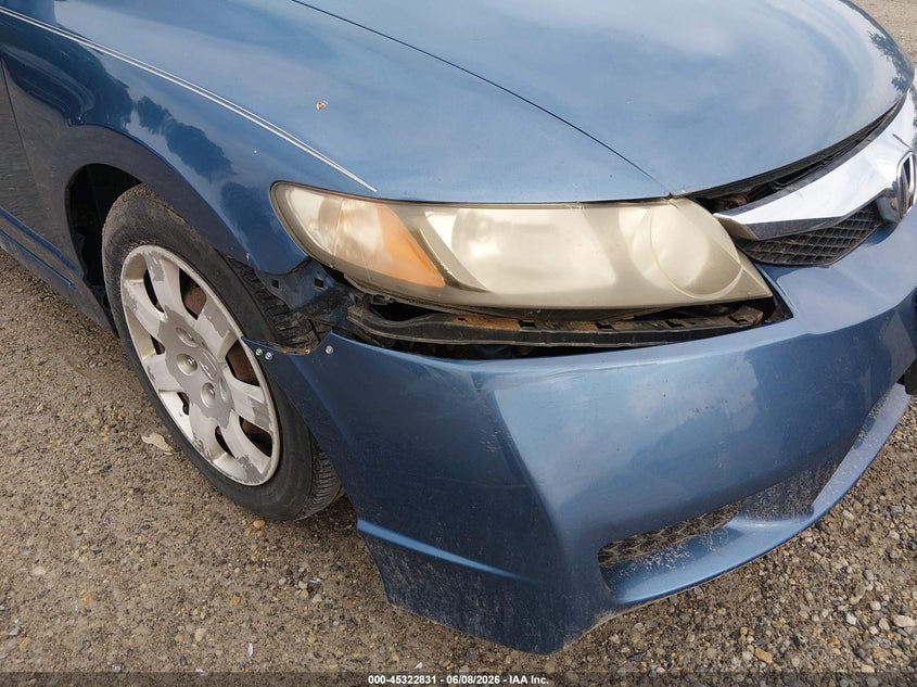 2010 HONDA CIVIC SEDAN 1.8L I-4 VVT, 140HP