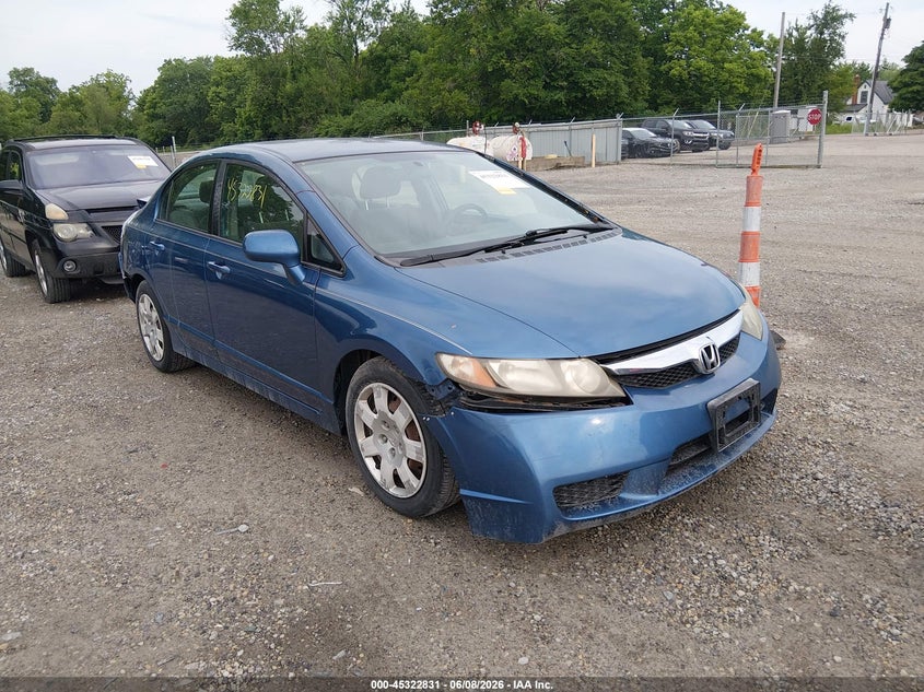 2010 HONDA CIVIC SEDAN 1.8L I-4 VVT, 140HP