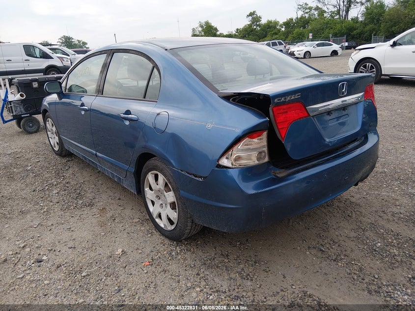 2010 HONDA CIVIC SEDAN 1.8L I-4 VVT, 140HP