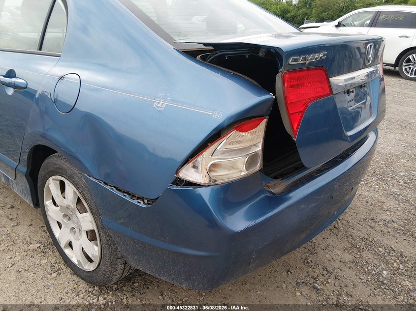 2010 HONDA CIVIC SEDAN 1.8L I-4 VVT, 140HP