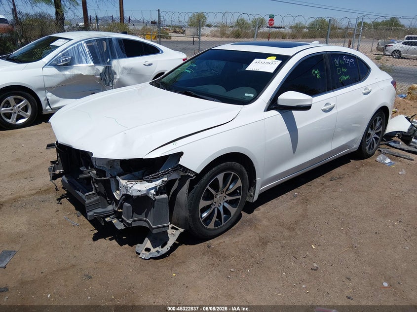 Vin: 19uub1f36ga003560, lot: 45820770, acura tlx 20162