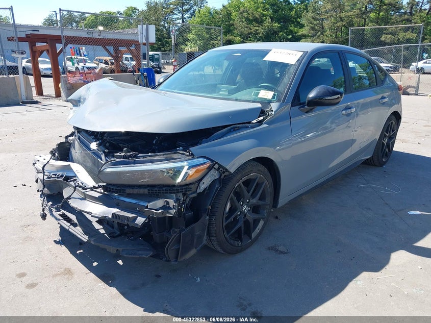 Vin: 19xfl2h80se030598, lot: 45820786, honda civic sedan sport 20252