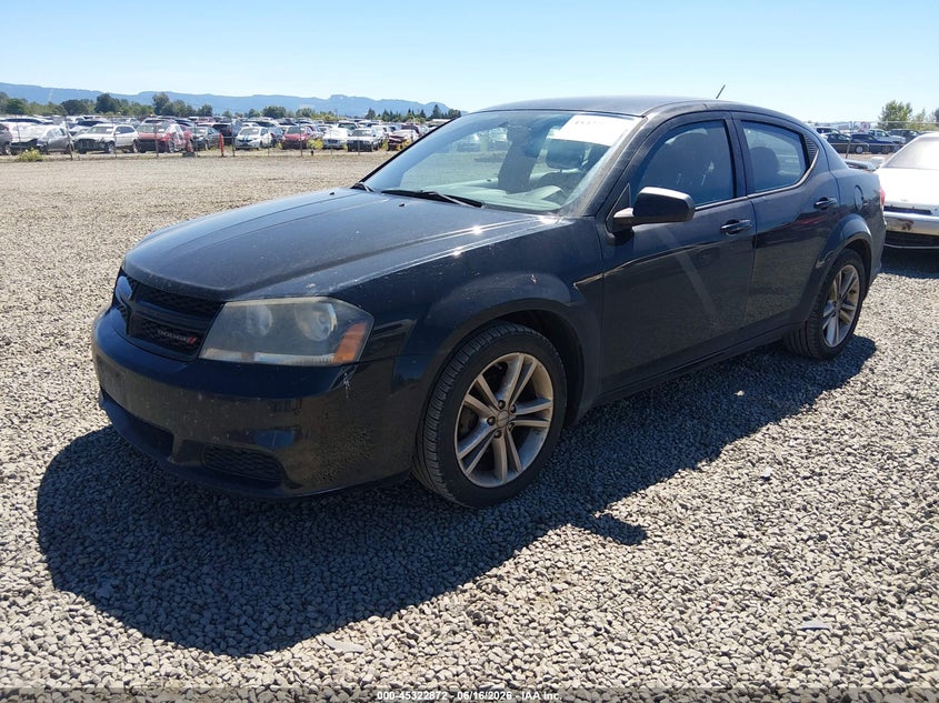 2014 Dodge Avenger Se 1C3CDZAG2EN148103 photo 1