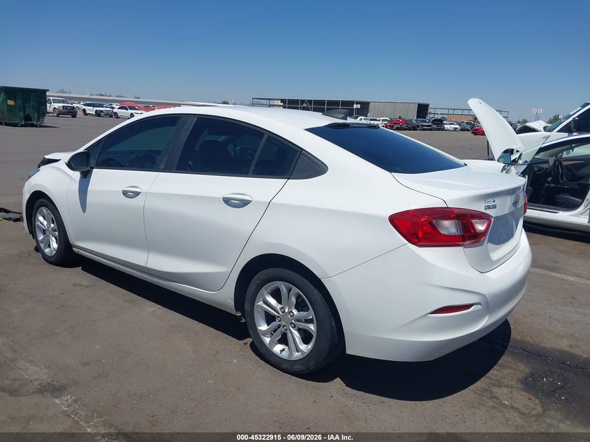 Vin: 1g1bc5sm0k7152960, lot: 45820848, chevrolet cruze ls 20193