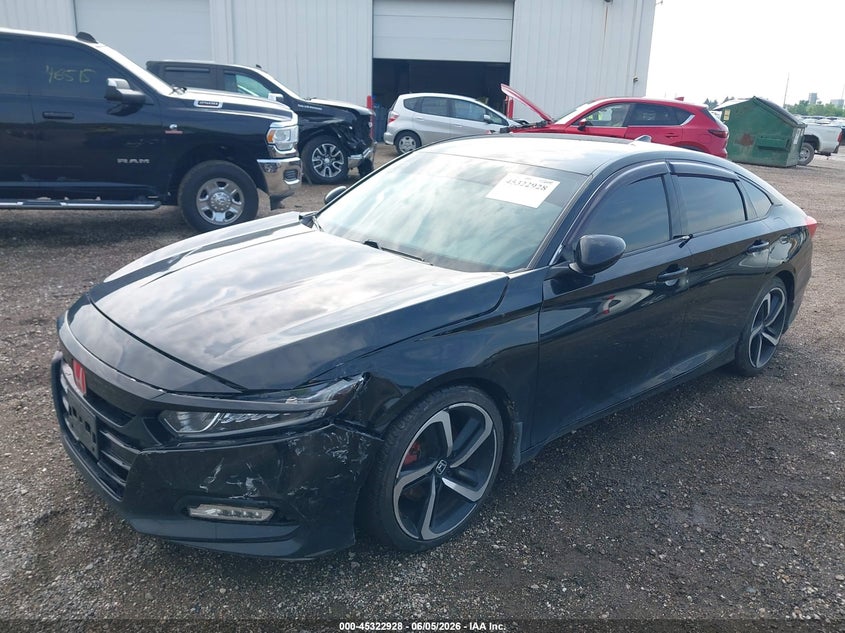 Vin: 1hgcv1e34ka157052, lot: 45820861, honda accord sport 20192