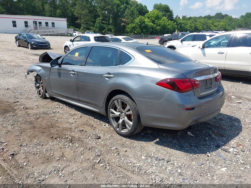Vin: jn1ay1pp2gm570058, lot: 45820894, infiniti q70l 5.6 20163