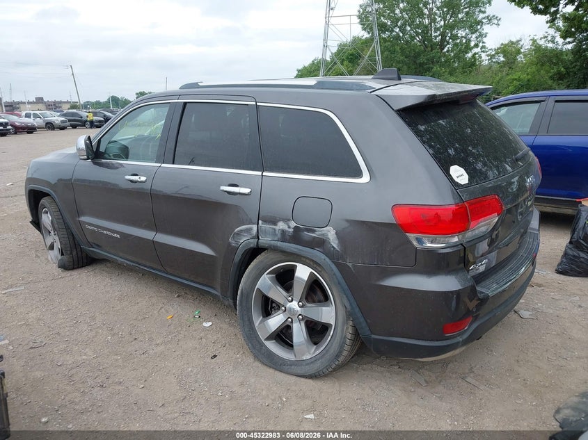 Vin: 1c4rjfbg6ec323718, lot: 45820916, jeep grand cherokee limited 20143