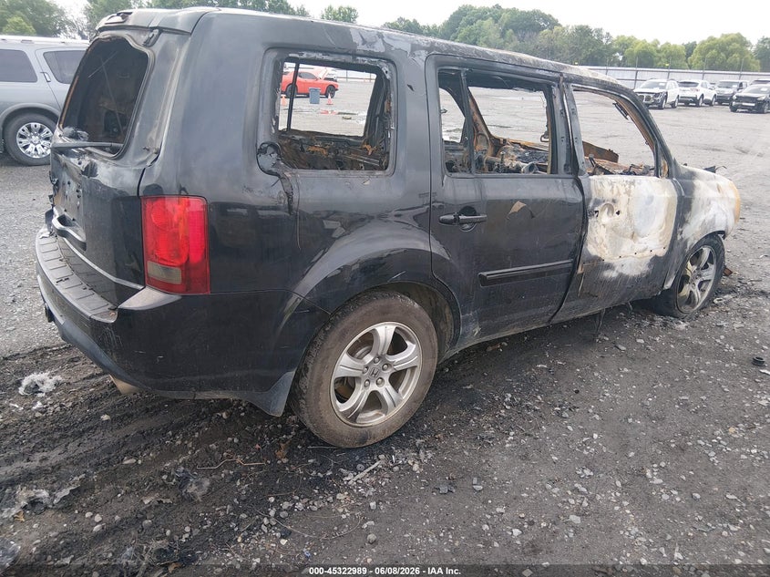 Vin: 5fnyf3h55cb043239, lot: 45820922, honda pilot ex-l 20124