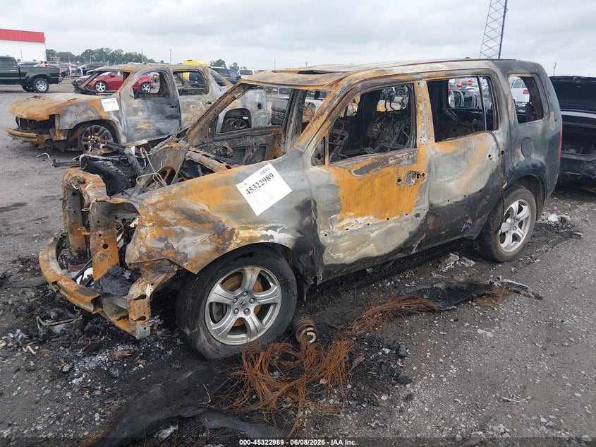 2012 HONDA PILOT auction photo 2