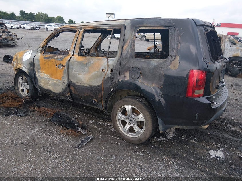 2012 HONDA PILOT auction photo 3