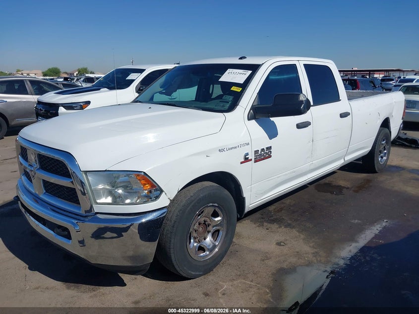 Vin: 3c6ur4hl9dg570102, lot: 45820932, ram 2500 tradesman 20132