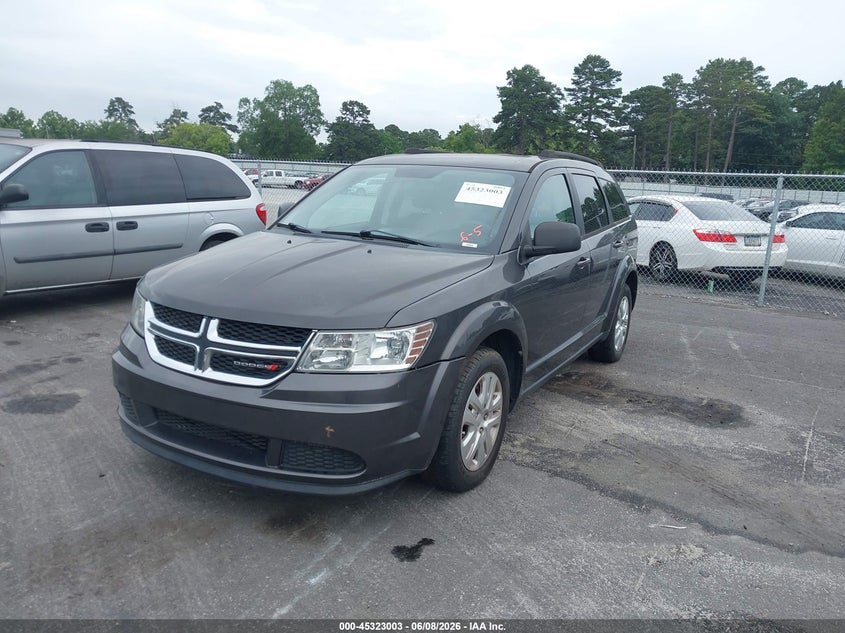 Vin: 3c4pdcab9gt186123, lot: 45820936, dodge journey se 20162