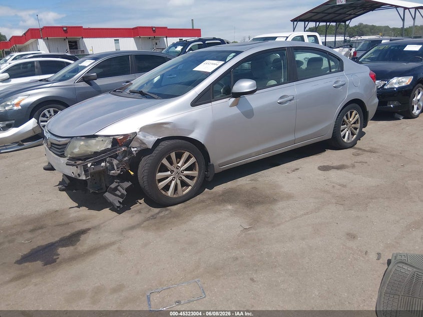 Vin: 19xfb2f82ce390835, lot: 45820937, honda civic ex 20122