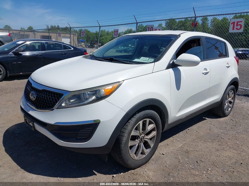 Vin: kndpb3ac9g7817097, lot: 45820939, kia sportage lx 20162