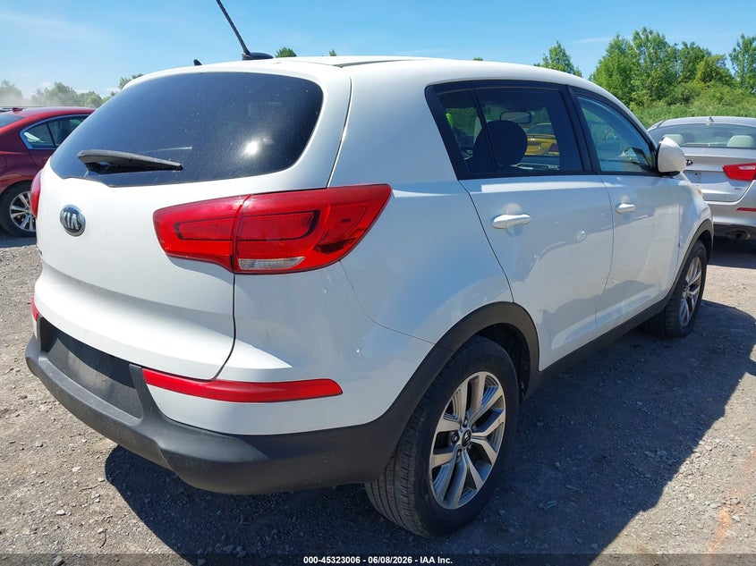 Vin: kndpb3ac9g7817097, lot: 45820939, kia sportage lx 20164