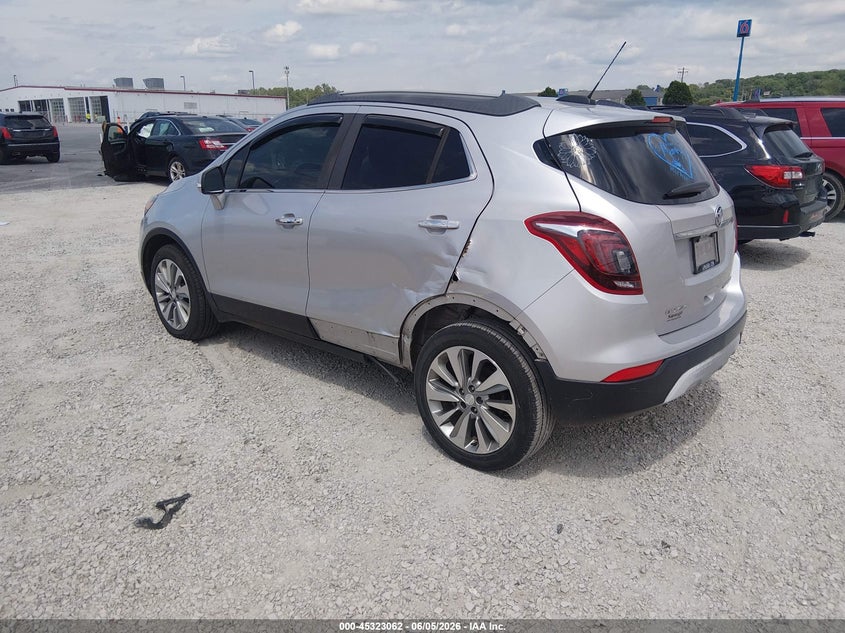 Vin: kl4cjasb2hb105647, lot: 45820995, buick encore preferred 20173