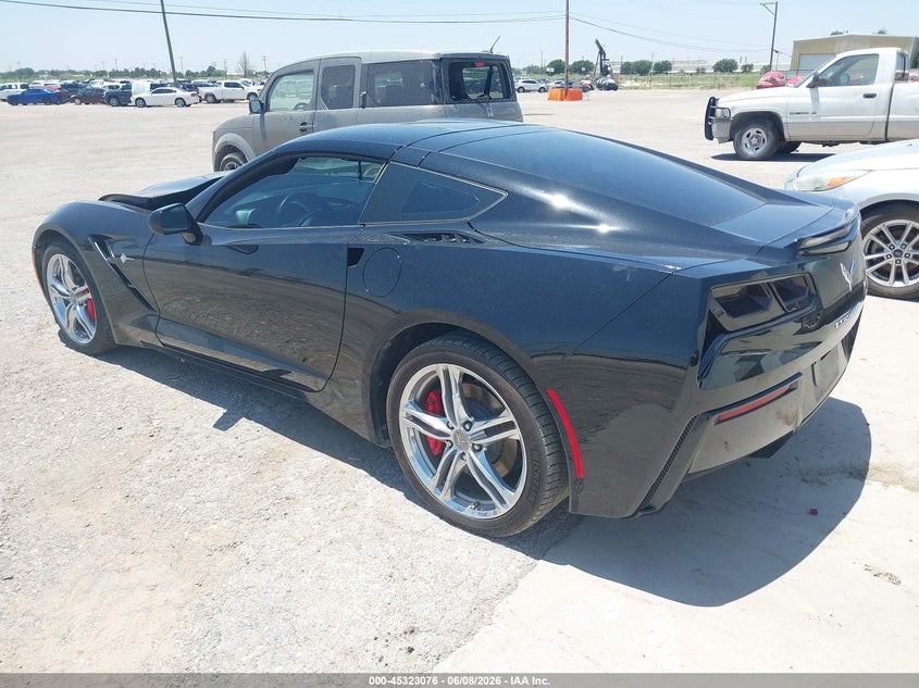 Vin: 1g1yf2d74g5103772, lot: 45821009, chevrolet corvette stingray 20163