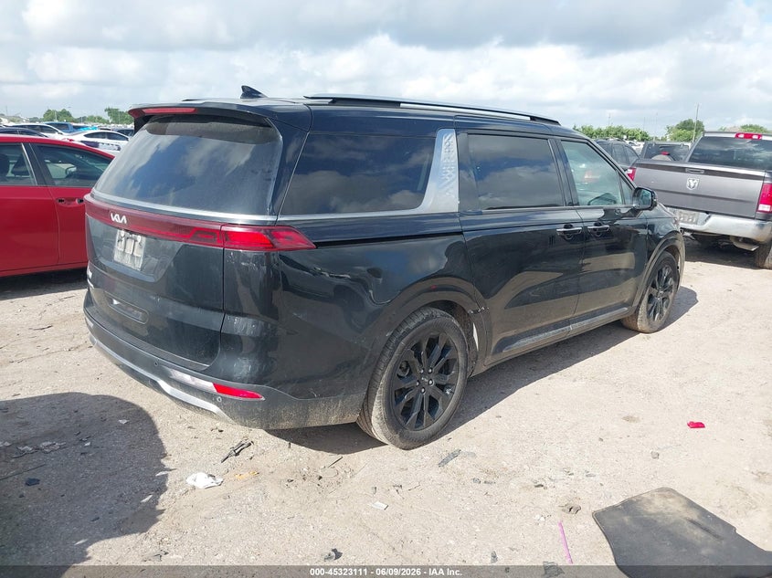 Vin: kndne5h35r6404652, lot: 45821044, kia carnival mpv sx prestige 20244