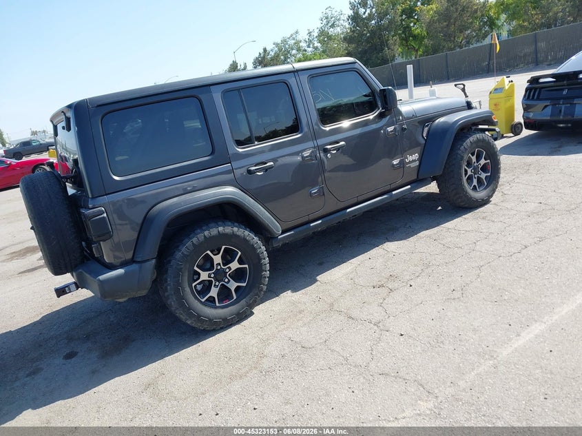 Vin: 1c4hjxdn1mw591909, lot: 45821086, jeep wrangler unlimited sport s 4x4 20214