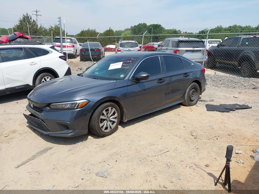 2024 HONDA CIVIC SEDAN 2.0L I-4 DI, DOHC, VVT, 158HP