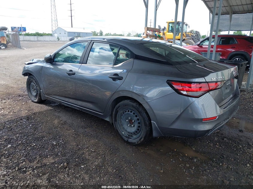 Vin: 3n1ab8bv3ry325060, lot: 45821158, nissan sentra s xtronic cvt 20243